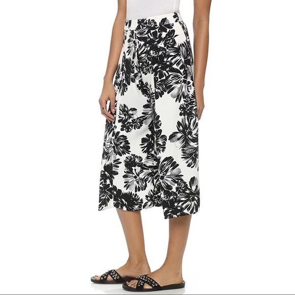 Rebecca Taylor Splashy Flower Culottes - Picture 2 of 8